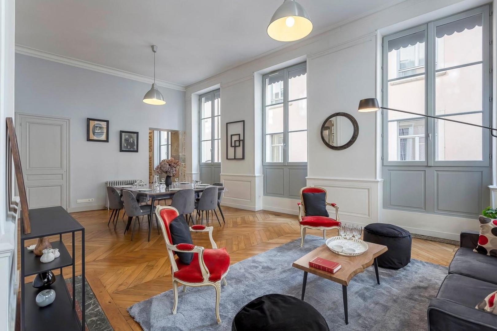 Charlie-Meublee Haut De Gamme-Duplex-260M2-Lyon 1 Buitenkant foto